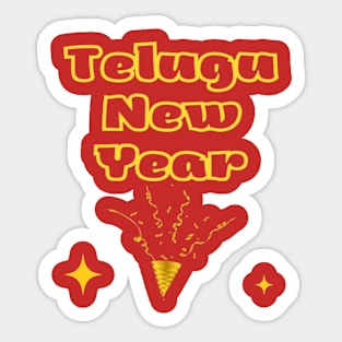 Indian Festivals - Telugu new year Sticker